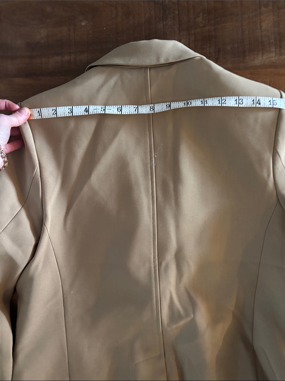 Sophie Rue Camel Two Button Blazer - Picture 8 of 9